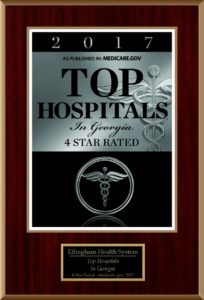 Medicare.gov Top Hospital Plaque for EHS